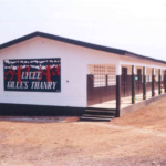 Bâtiment du Lycée Gilles Thanry à Guiglo lors de l'inauguration